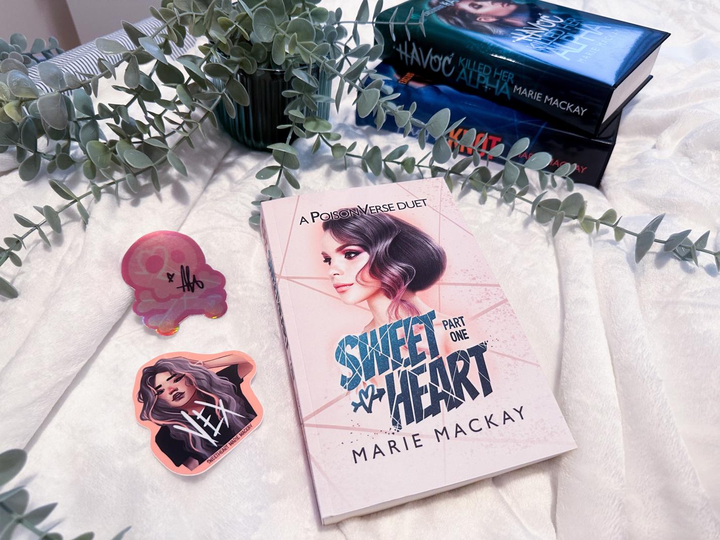 Signed 1st Edition of Sweetheart: Part One with Vex sticker