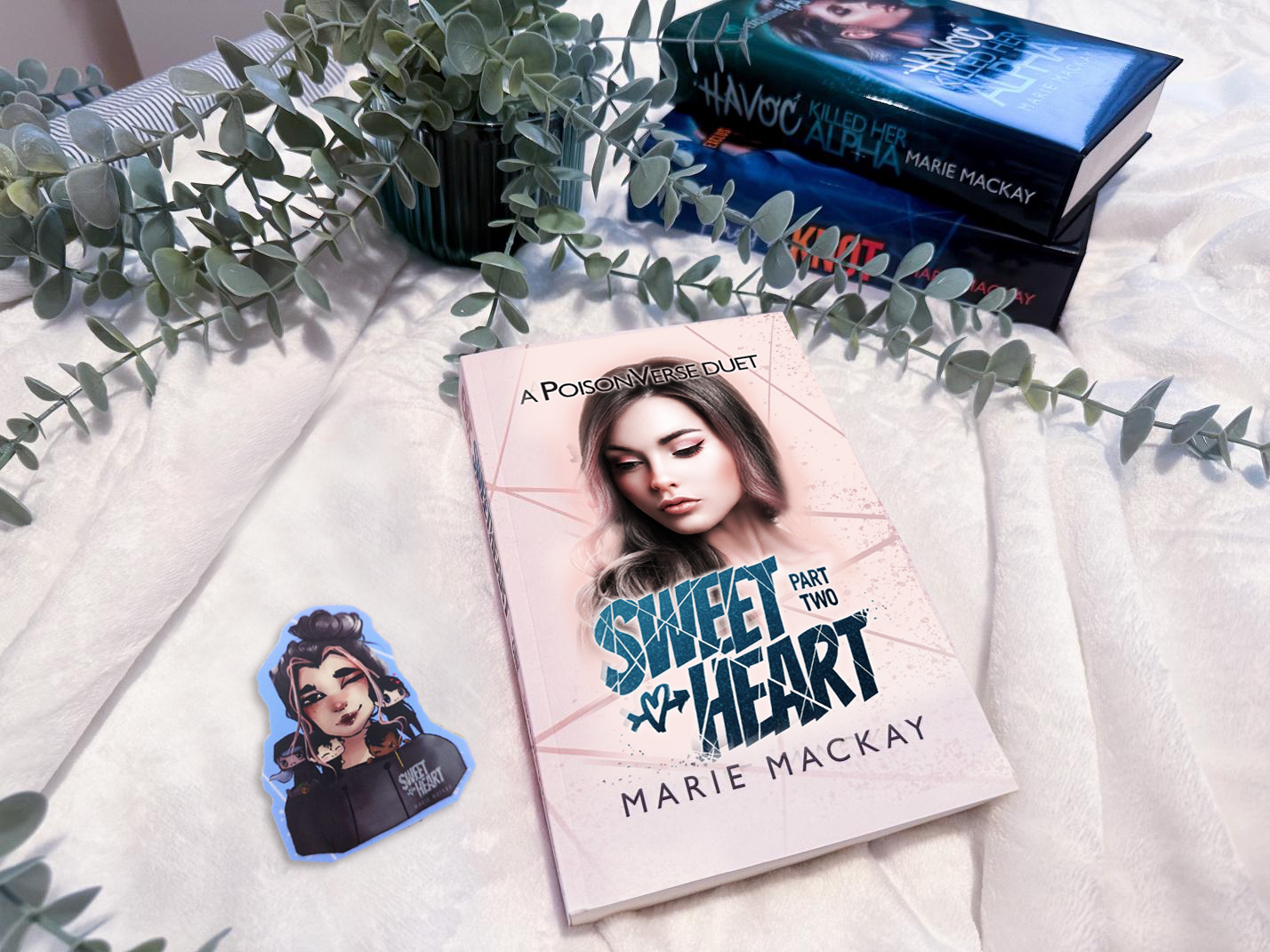 Signed 1st Edition of Sweetheart: Part Two with Vex sticker