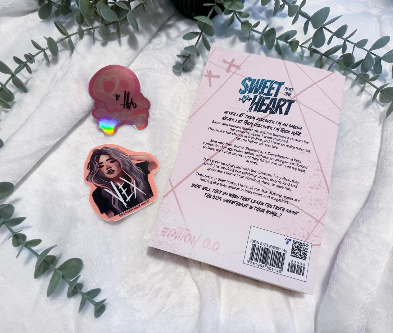 Signed 1st Edition of Sweetheart: Part One with Vex sticker