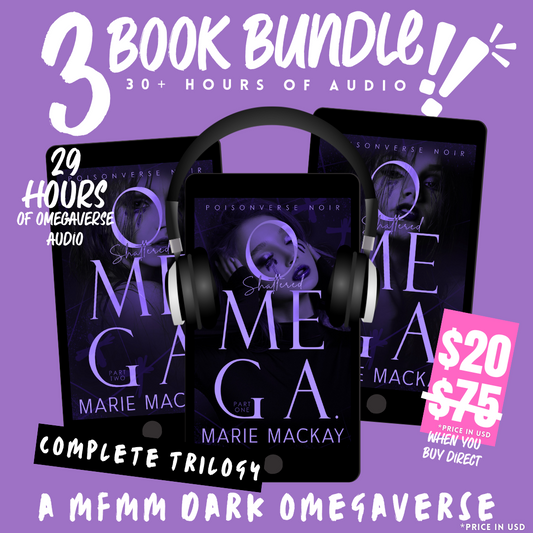 Shattered Omega Complete Trilogy Audiobook Bundle