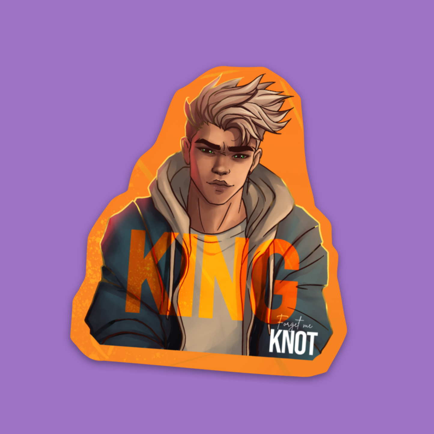King sticker 3"x2.97"