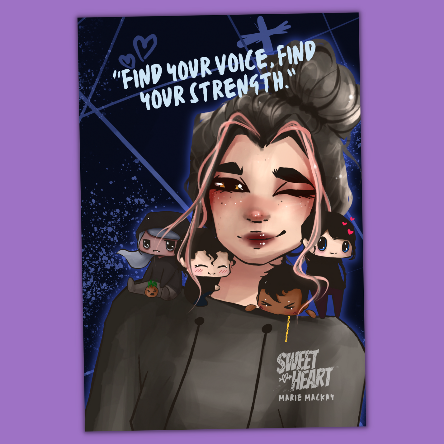 Vex and the Boys 4x6 Art Print PoisonVerse Books