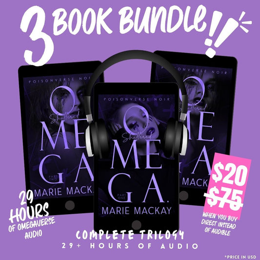 Shattered Omega Complete Trilogy Audiobook Bundle